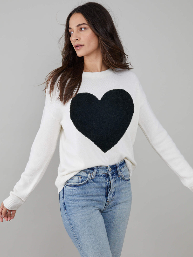 Roxy - Sweater - Heart - Cream