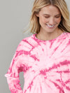 Susan - Sweater - Tie Dye - Pink