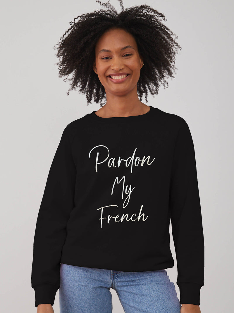 Rocky - Sweatshirt - Pardon My French – Black