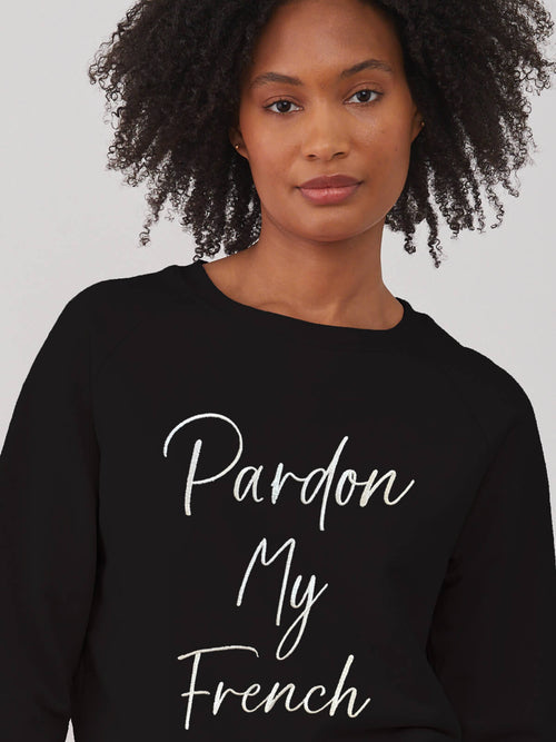 Rocky - Sweatshirt - Pardon My French – Black