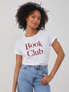 Lola - Round Neck Tee - Book Club - White