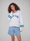 Christy - Collar Sweatshirt - Boat Club - Heather Gray