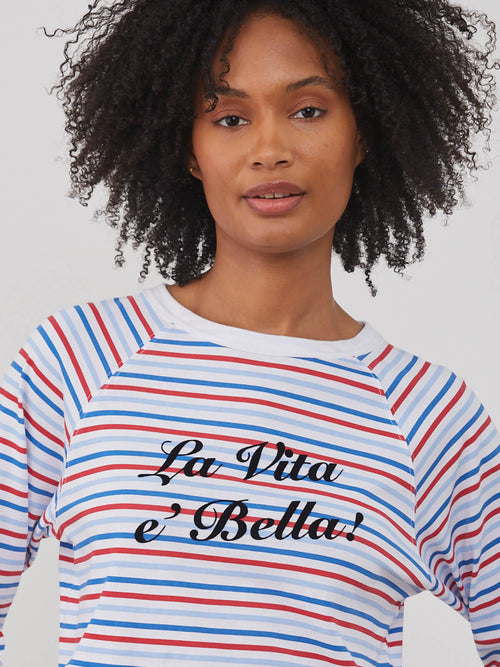Lenny - Long Sleeve Tee - La Vita è Bella - Stripes