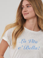 Lola - Loose Tee - La Vita e' Bella - Off White