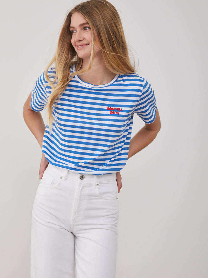 Lola - Loose Tee - Mamma Mia - Stripes