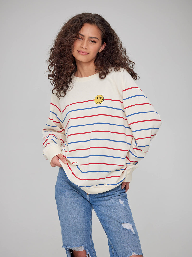 Rocky - Sweatshirt - Mini Smiley - Off White