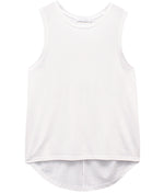 Whitney - Blank Muscle Tee - White