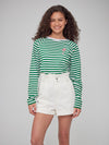 Lenny - Long Sleeve Tee - Palm Tree – Stripes