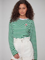 Lenny - Long Sleeve Tee - Palm Tree – Stripes