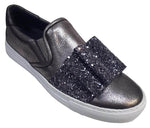 Glitter Bow - Slip On Sneaker