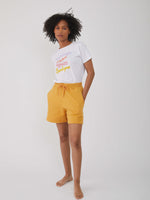 Bianca - Shorts - Smiley Logo - Honey