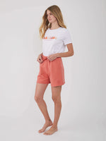 Bianca - Shorts - Smiley Logo - Terra Cotta