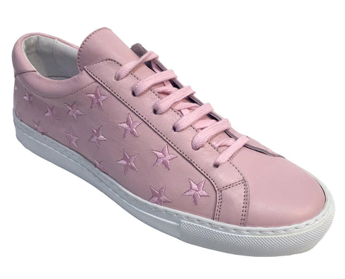 Stars - Lace up Sneaker - Pink