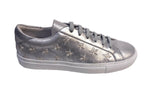 Stars - Lace up Sneaker - Silver