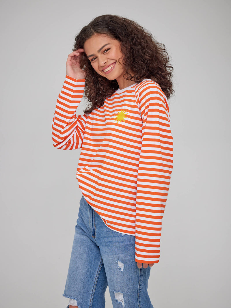 Lenny - Long Sleeve Tee - Sun – Stripes