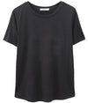 Lola - Basic Loose Tee - Smoke Black