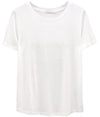 Lola - Basic Loose Tee - White