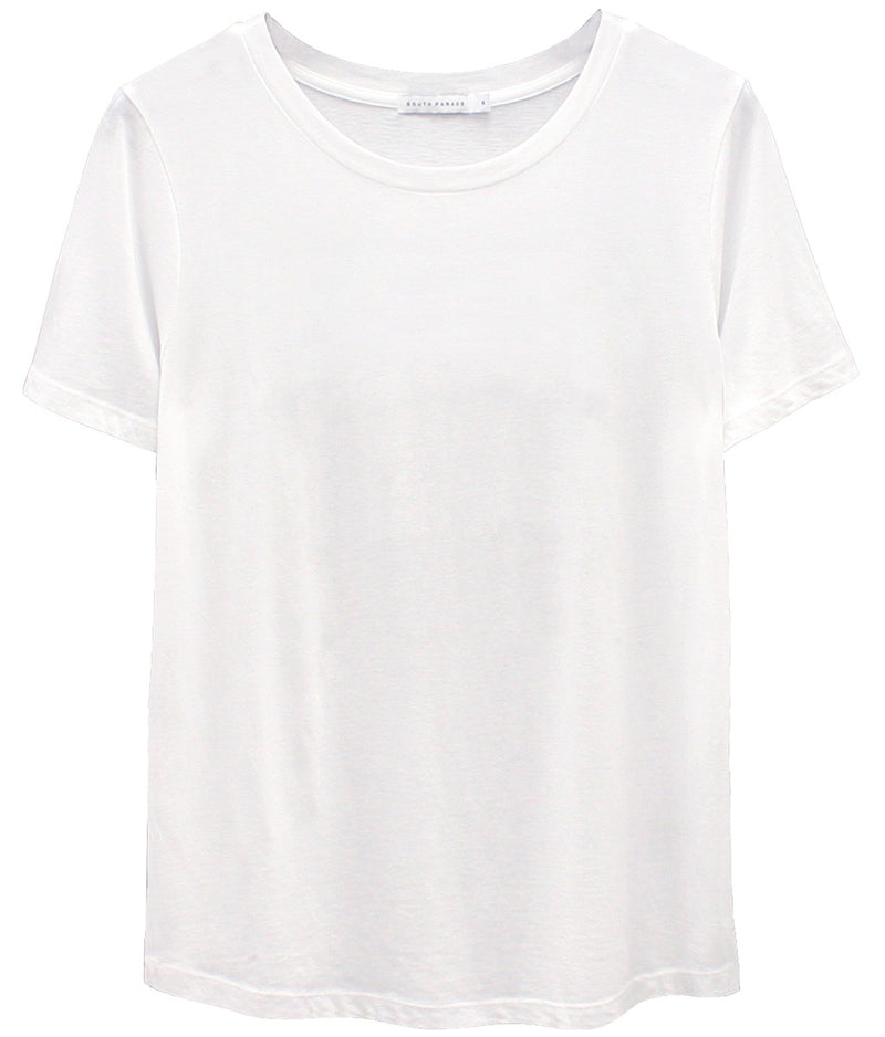 Lola - Basic Loose Tee - White