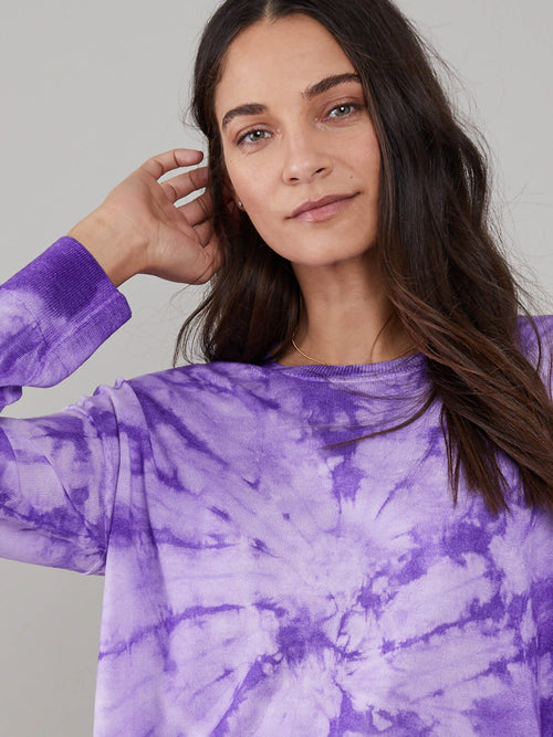 Susan - Sweater - Tie Dye - Lavender