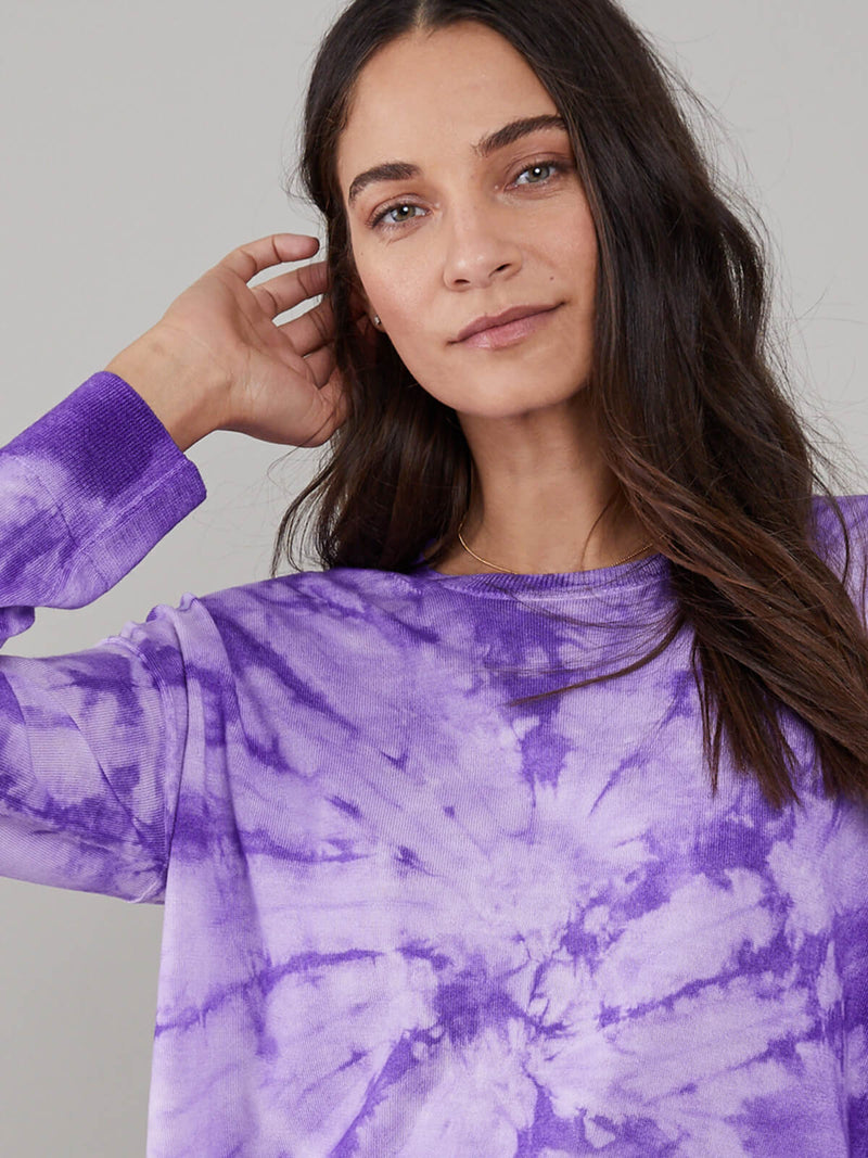 Susan - Sweater - Tie Dye - Lavender