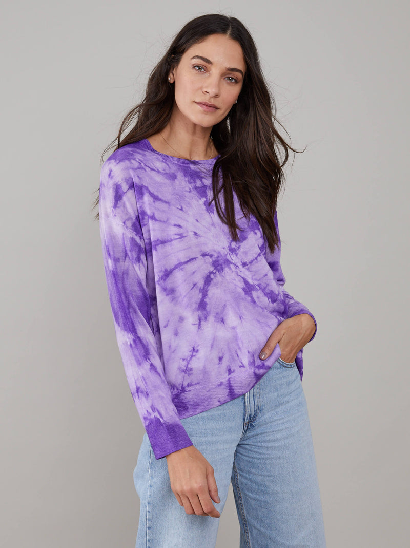 Susan - Sweater - Tie Dye - Lavender