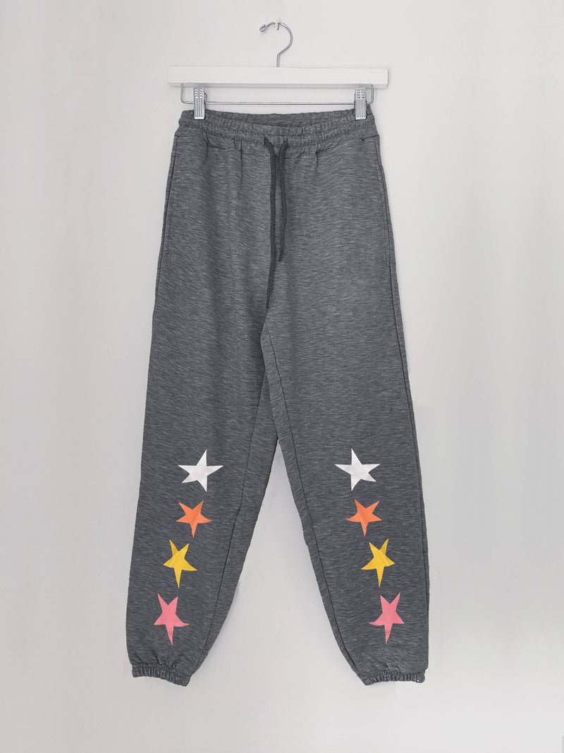 Frankie - Sweatpants - Flow Stars - Dark Grey