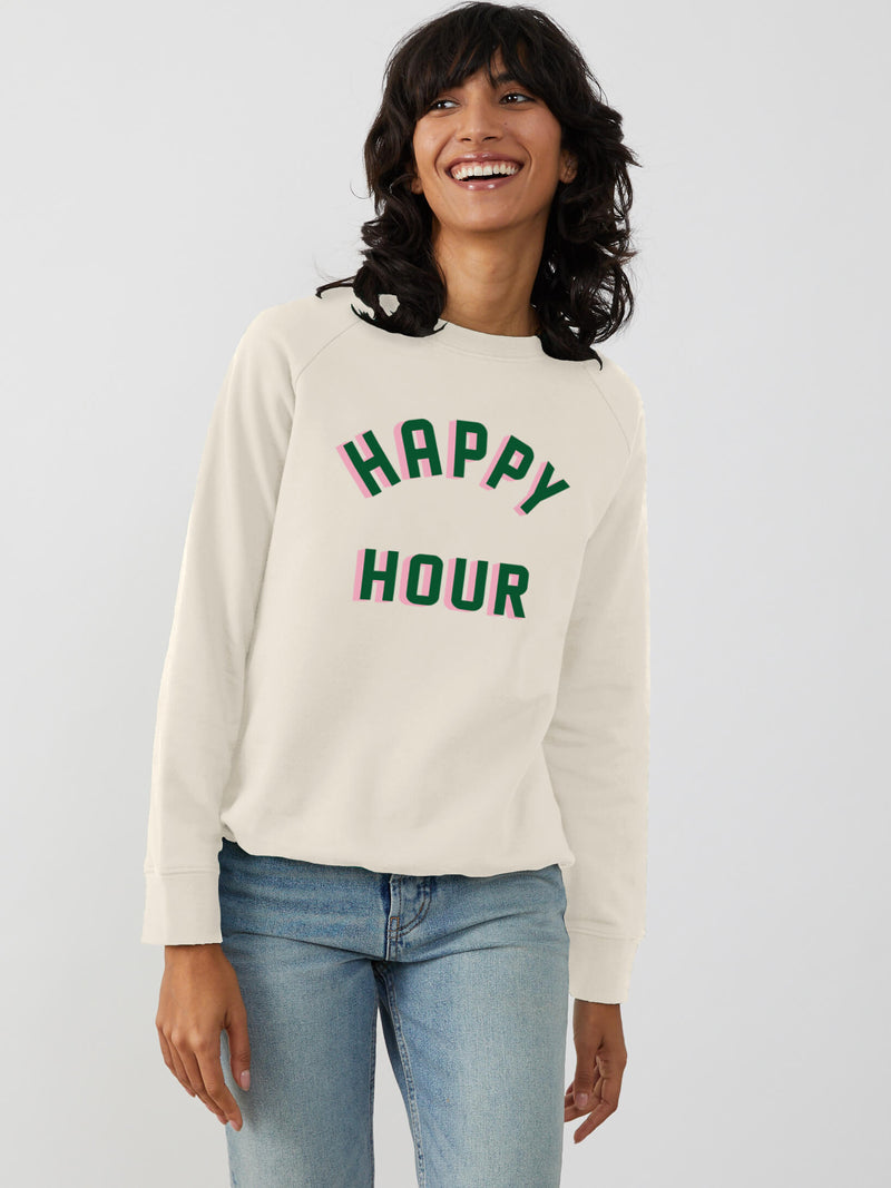 Rocky - Sweatshirt - Happy Hour -  Off White