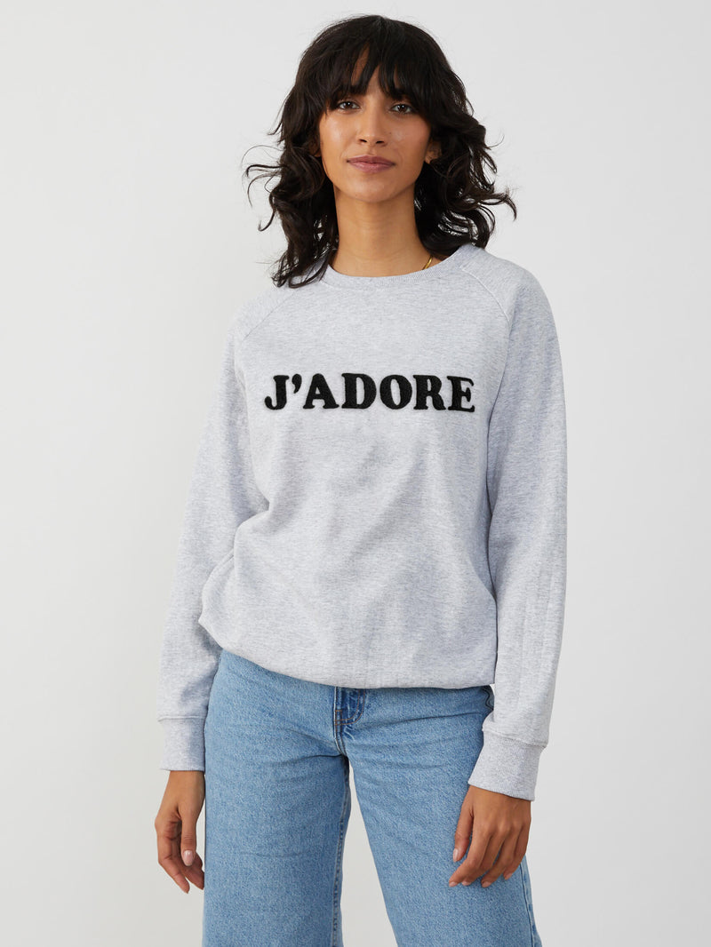 Rocky - Sweatshirt - J'Adore - Light Grey