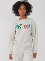 Alexa - Oversized Sweatshirt - Kind - Light Grey