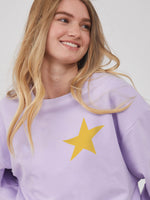 Alexa - Oversized Sweatshirt - Stay Gold - Lilac