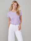 Jane – Boy Tee - Rainbow Stars - Lilac