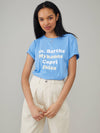 Lola - Boy tee - Islands - Sky Blue