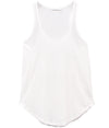 Bella - Racer Back Tank - White