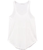 Bella - Racer Back Tank - White